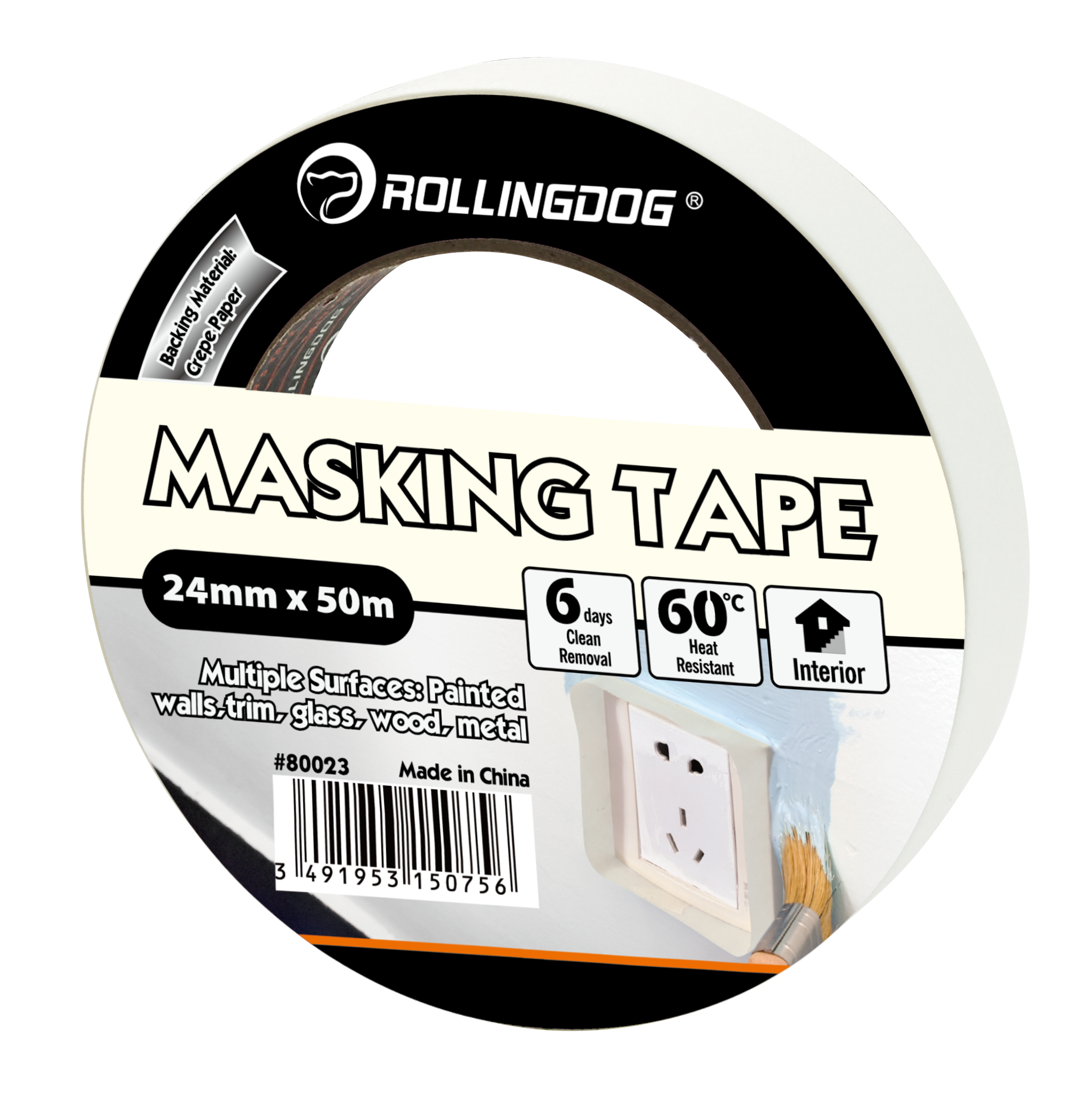 Standard Masking Tapes (Items #80023）