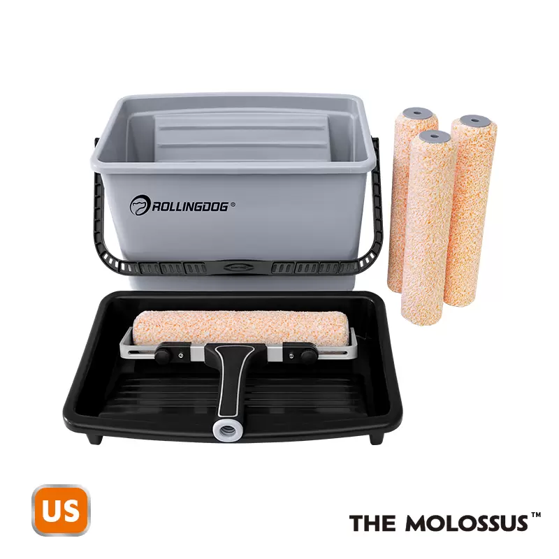 Rollingdog THE MOLOSSUS™ 7PC 12" Paint Roller Set Contractor Solutions