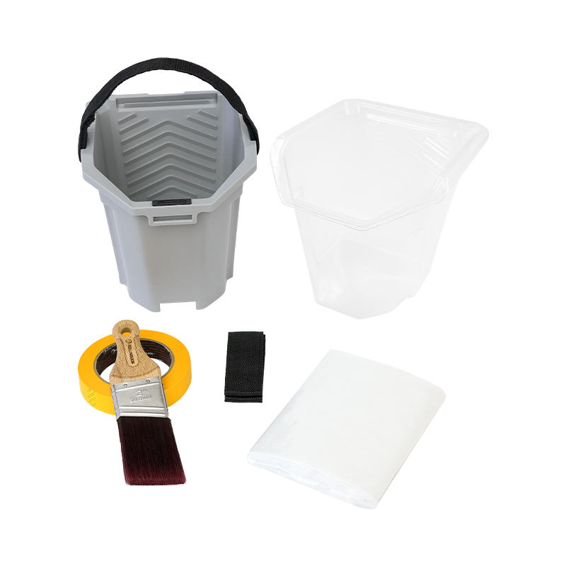 Rollingdog 4" (100MM) E-Z Grip Paint Cup Set Manufacturer（7PC）