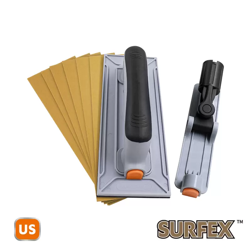 Rollingdog SURFEX™ 9PC Rectangular Wall Sander Set Ready To Ship
