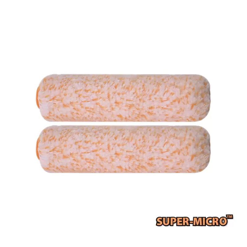 Rollingdog SUPER-MICRO™ Microfiber Roller Cover （2PC）Ready To Ship