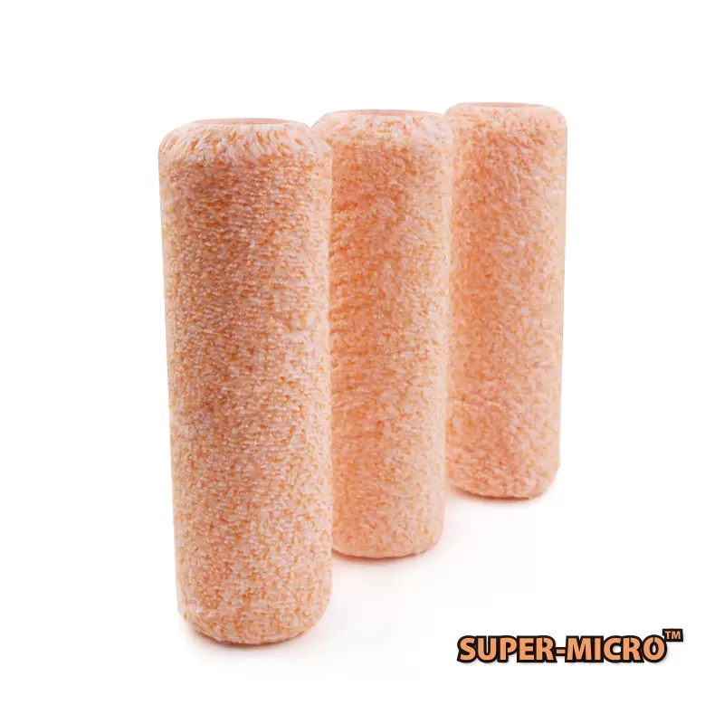 Rollingdog Brand Owner SUPER-MICRO™ 3PC Microfiber Roller Cover