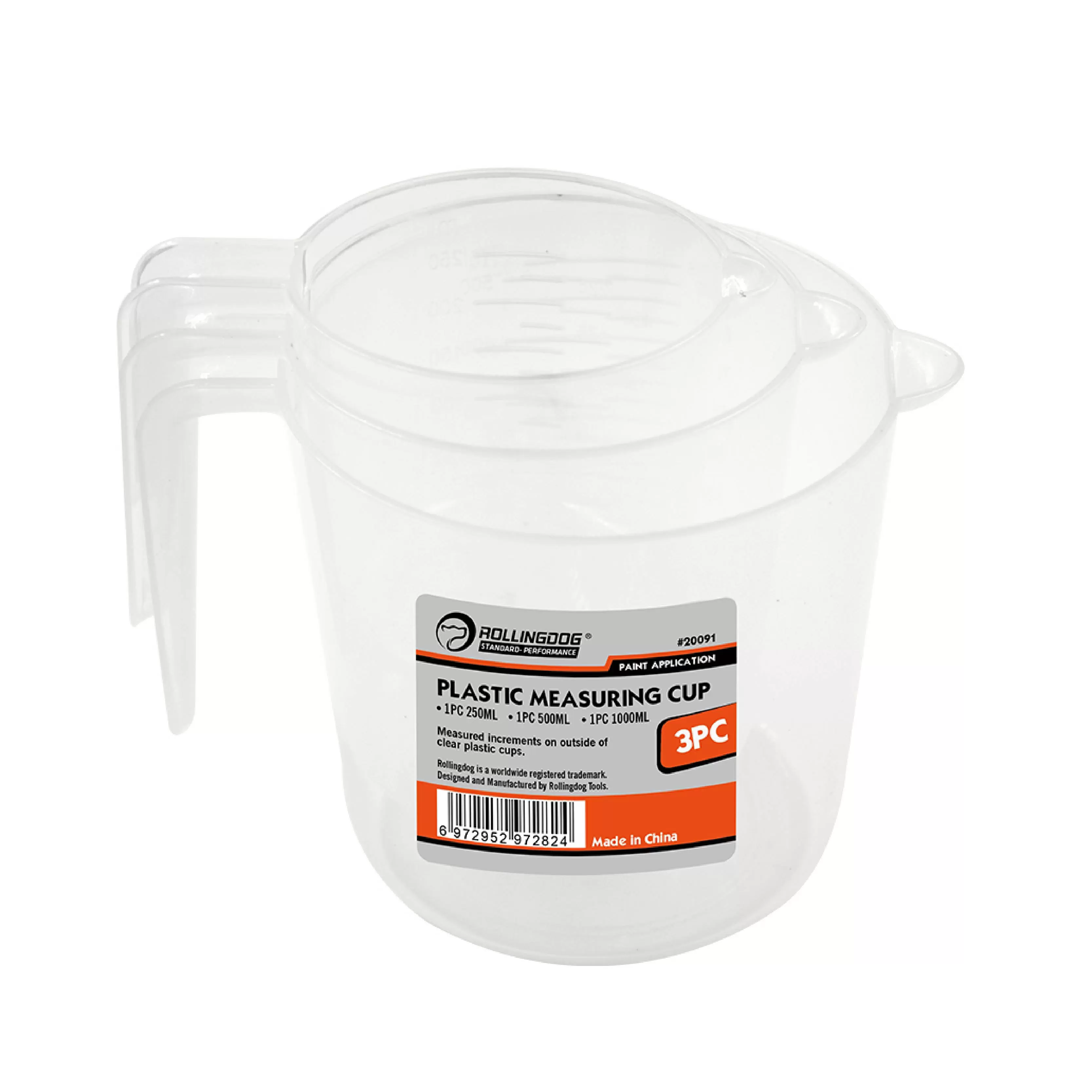 Rollingdog 3PC Measuring Cups Ready To Ship