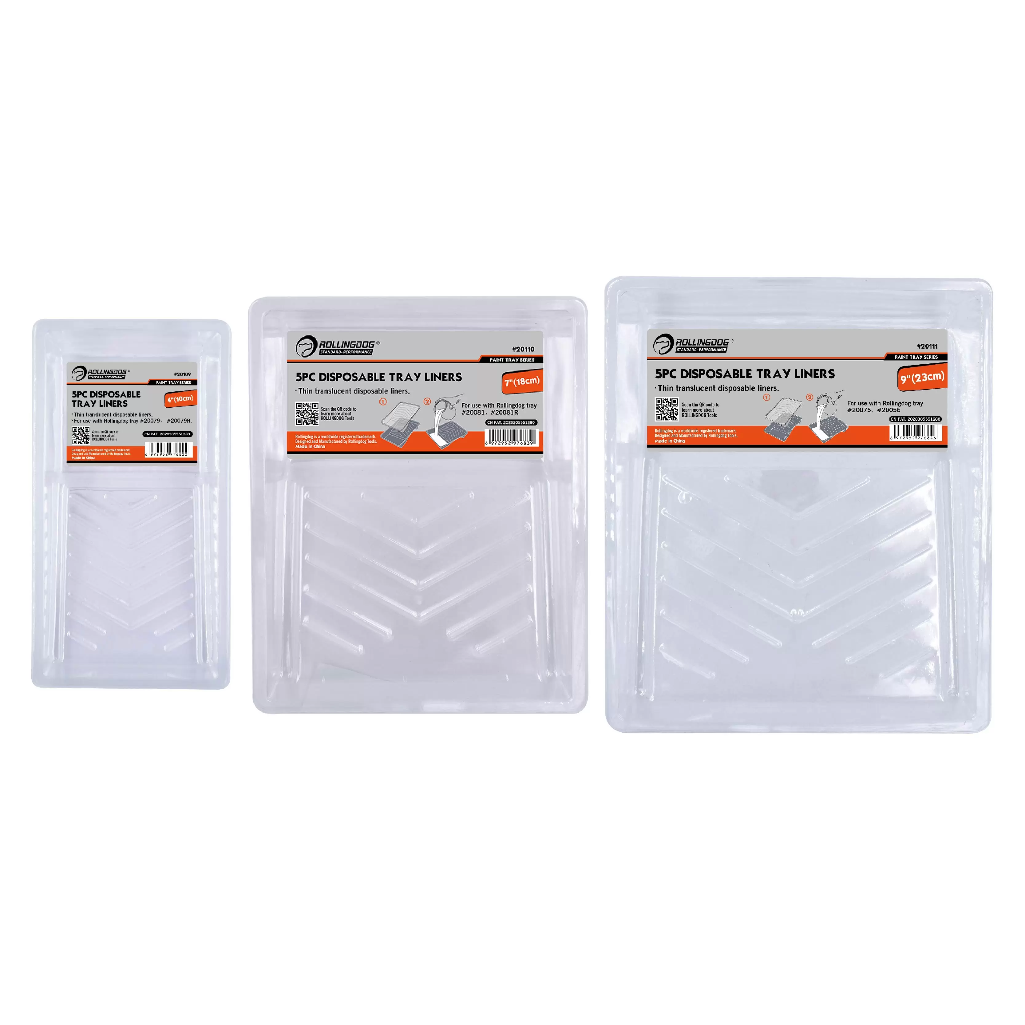 Rollingdog 5PC Disposable Tray Liners Ready To Ship
