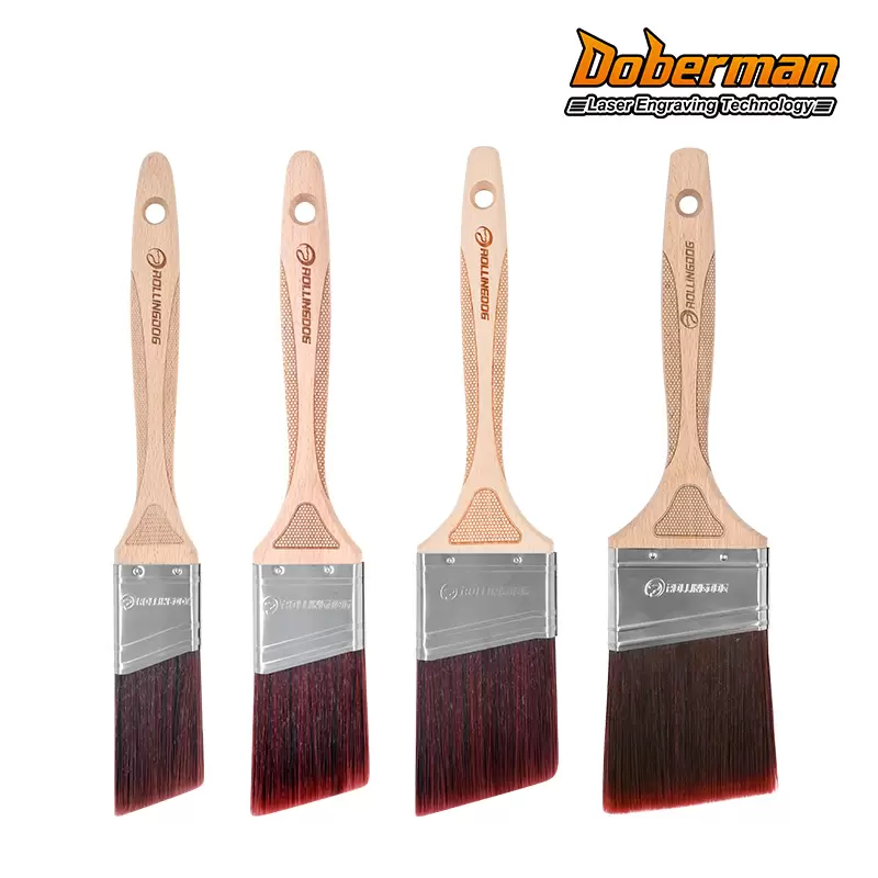 Rollingdog Brand Owner DOBERMAN Angular Paint Brush